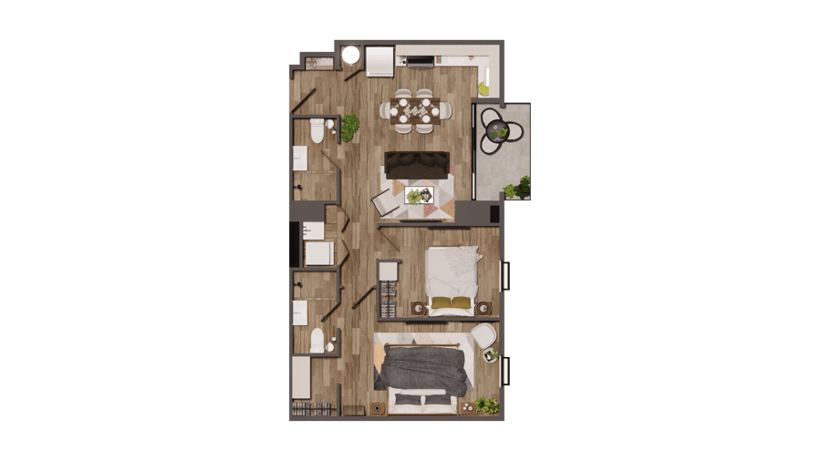 3 HABITACIONES 